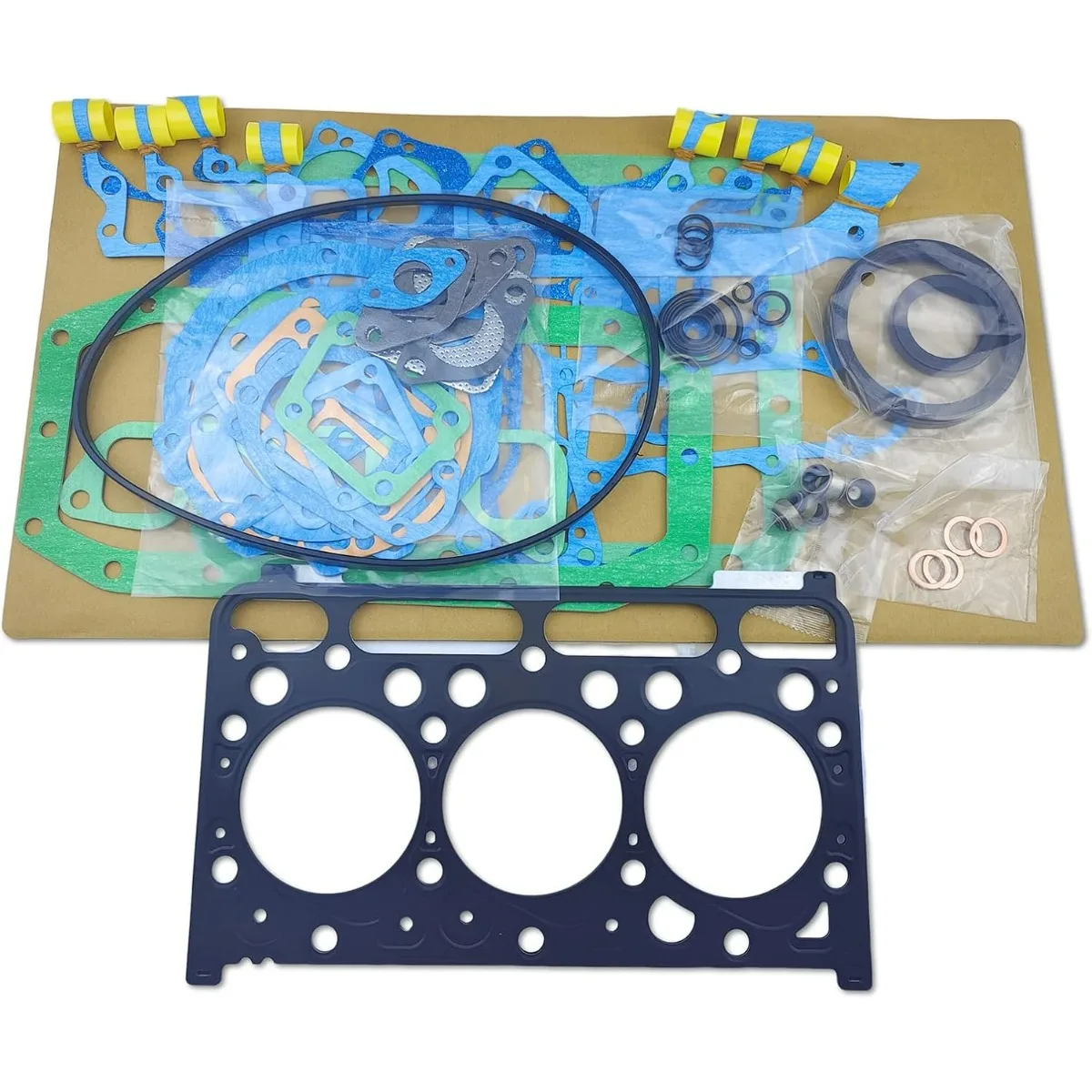 D1503 Engine Overhaul Rebuild Kit (No valve set) Compatible For Kubota D1503 Engine Tractor L2900 L3130 Excavator KX91-3 U35