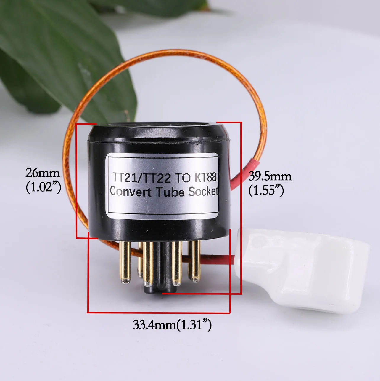 1Piece TT21 TT22 TO KT88 Tube 8Pins TO 8Pins DIY Audio Vacuum Tube Adapter Socket Converter  Amplifier DIY