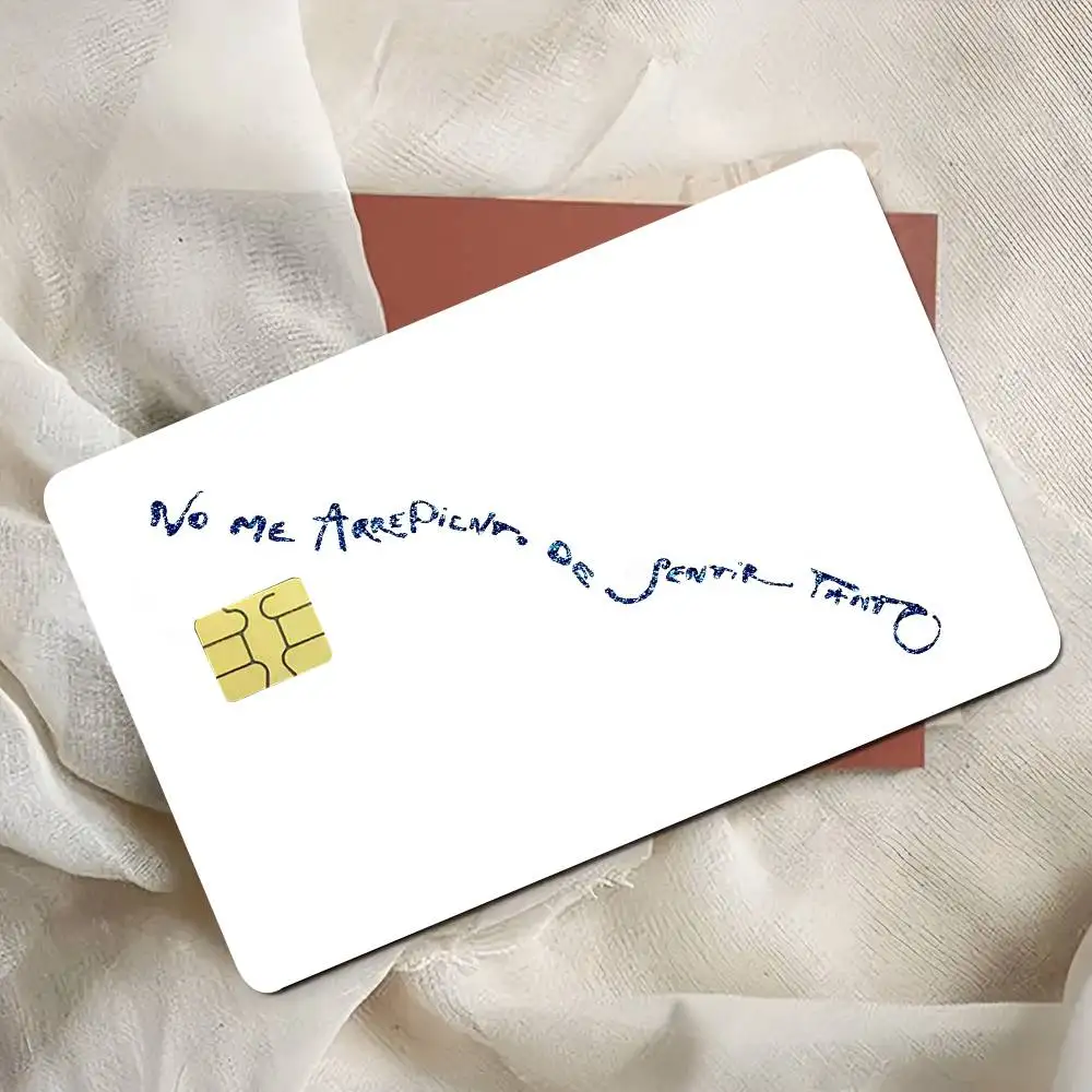 Singer K-Karol G Credit Card Skin Stickers For Bank Card Bus Metro Card Sticker Waterproof Gift