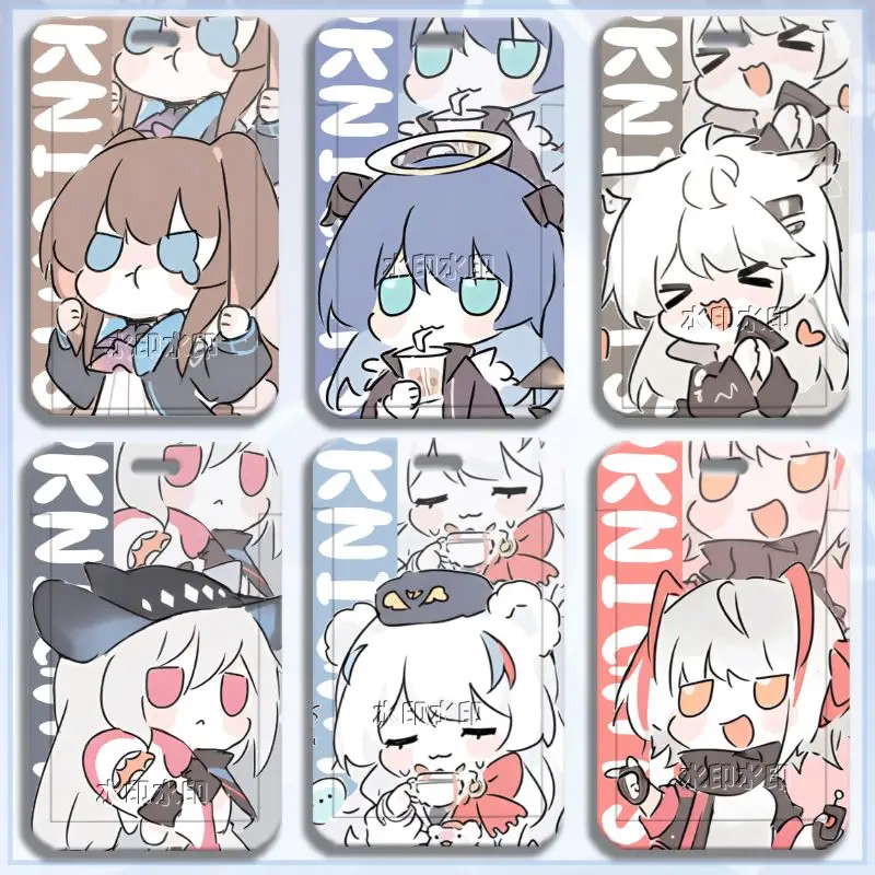 

Arknights Specter Amiya Texas Cosplay Card Protector Anime ID Card Cover Student Meal Badge ID Holder Card Holder