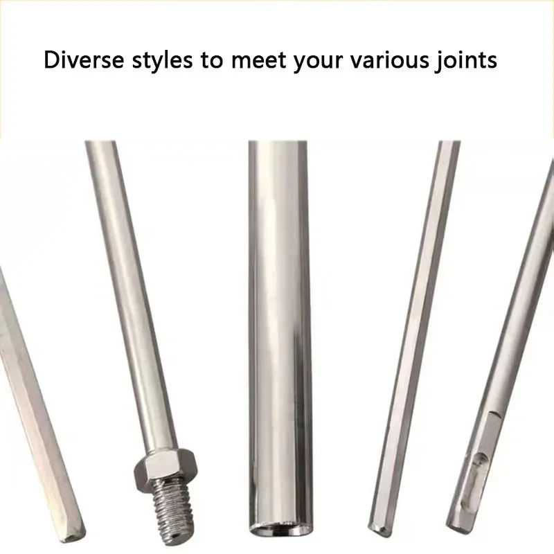 Stainless Steel Mixer Stir Bar Paint/concrete Mixer Paddle Axle Hexagon Drill/square Hammer Multiple Style Selection