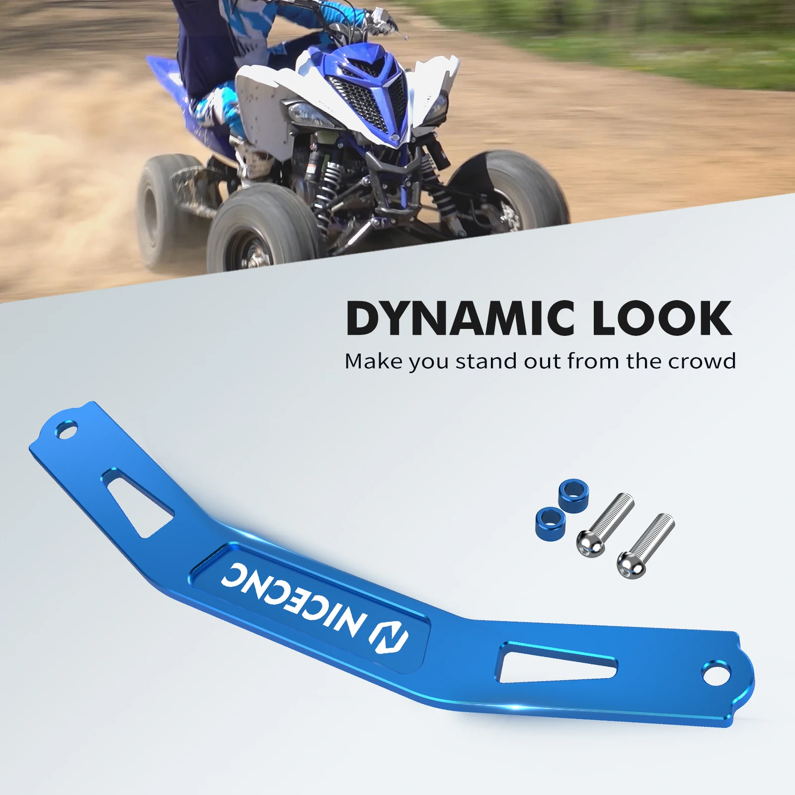 

NICECNC For Yamaha YFZ 450R ATV Battery Holder Bracket with Protective Pad Aluminum CNC Machined For Yamaha YFZ450R 2009-2024