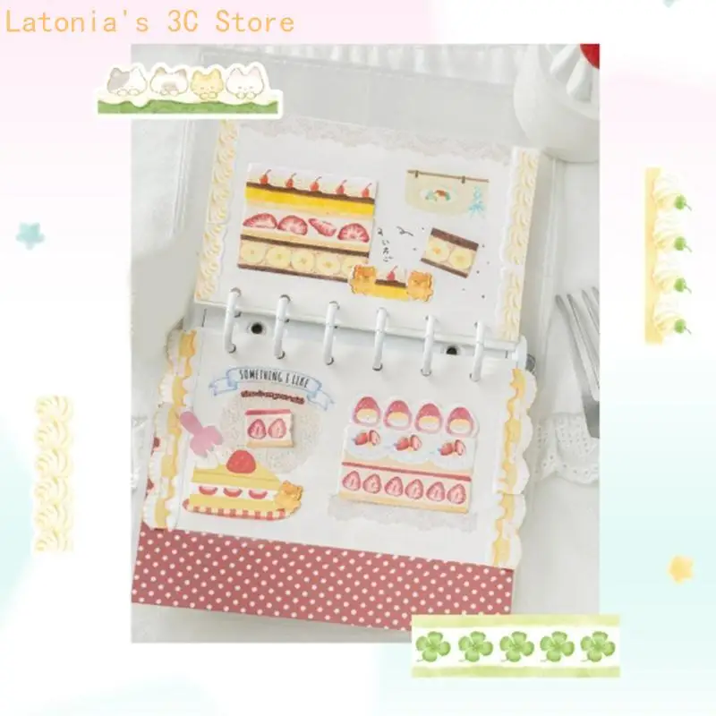 180 Sheets Cartoon Cake Dessert Adhesive Note Page Markers for Journal Notebook X3UB