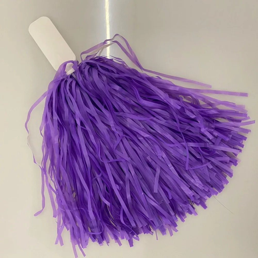 Matte Cheerleading Pom Poms Various Festive Occasions Sports Meets Dance Party Decorator PP Flat Handle Festivals