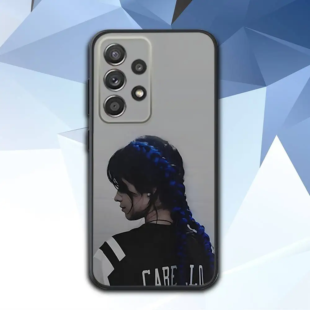 حافظة هاتف C-Camila Singer C-Cabello لهاتف سامسونج S 25,24,23,22,30,21,10,9,Ultra,Plus,Lite,FE,4,5G حافظة سوداء ناعمة