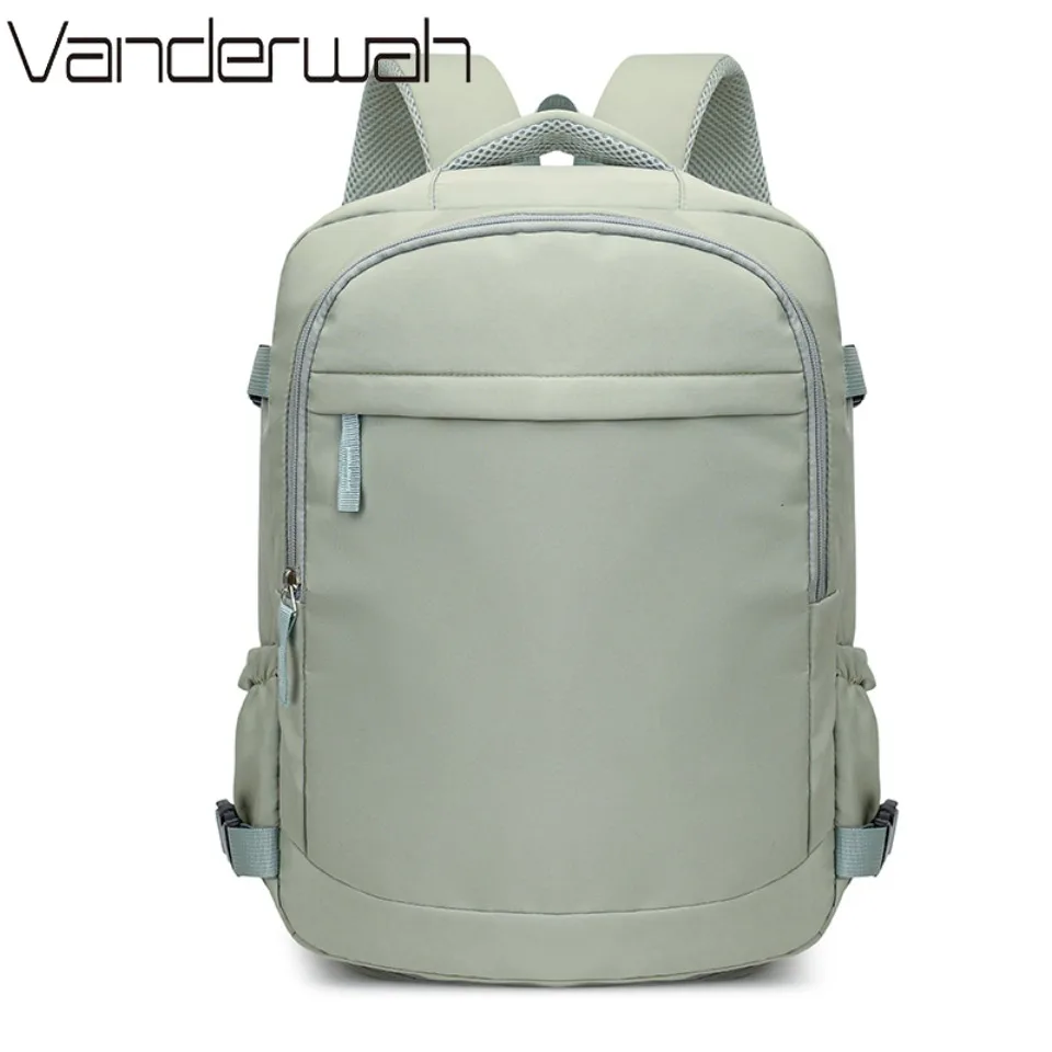 

Solid Color Casual Laptop Backpack for Women Men Oxford Water Resistant Large Capacity School Bag Travel Back Pack Rucksack New