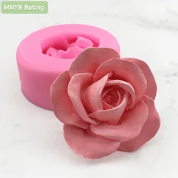 3D Flower Rose Silicone Cake Mold Fondant Soap Jelly Mousse Chocolate Decorations Baking Tool Reusable Kitchen Moulds