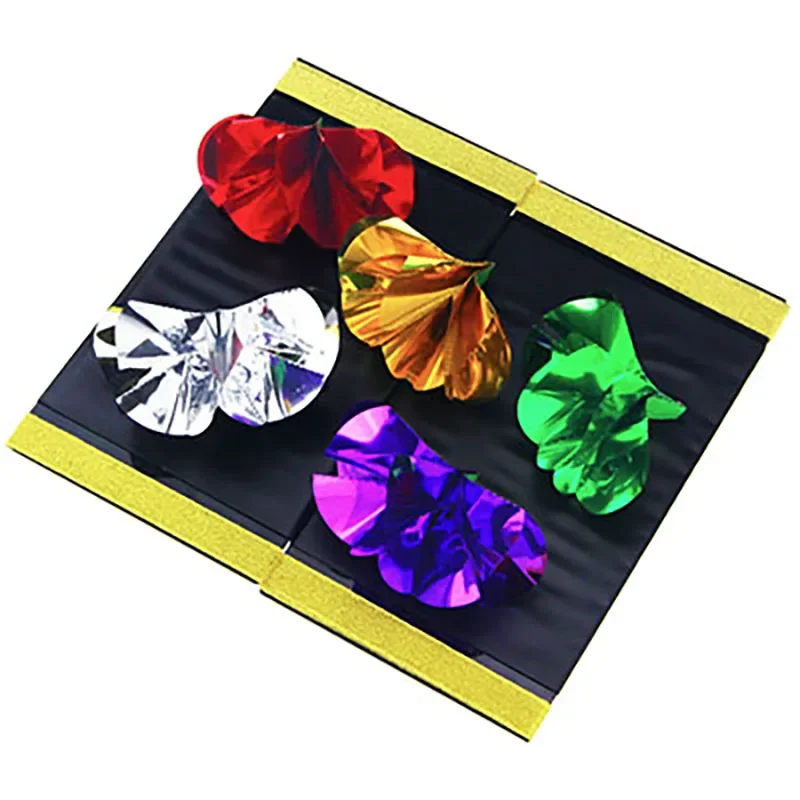 Bloem uit het bord Kleine goocheltruc - Verschijnen van bloem Podium- en straatillusies Gimmick voor goochelaars Beginner Magia Grappige rekwisieten