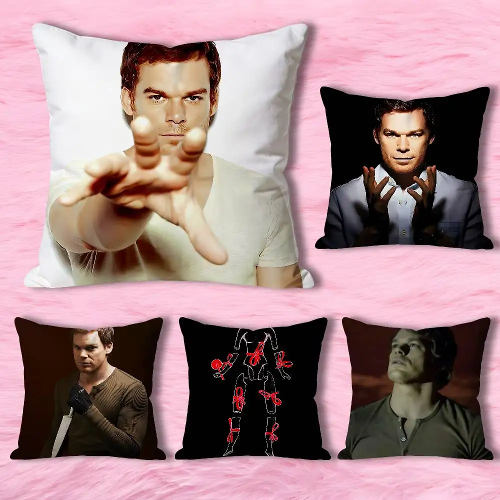

D-Dexter M-Morgans Various Sizes Square Pillow Case For Car Home Bedchamber Decor Custom Valentine gift