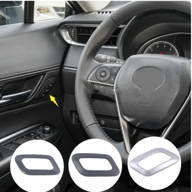 

ABS Seat Memory Switch Button Cover Decoration Frame Trim Inner Accessories For Toyota Venza/Harrier 2021 2022 2023 2024