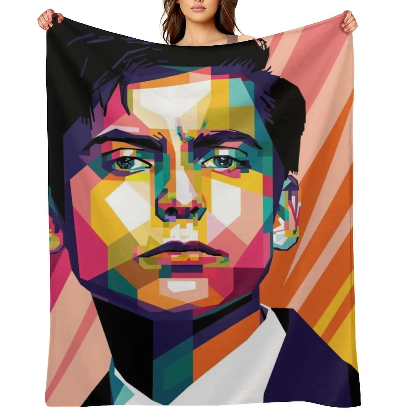 

Number Five Throw Blanket wednesday Cute Loose Flannel Blankets