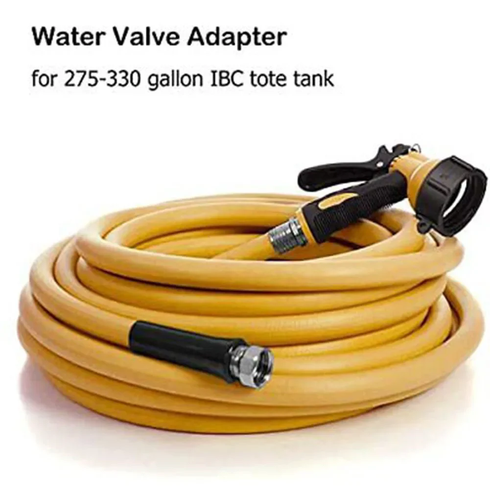 

High Quality Practical Home Industry Drain Adapter Adapter With Sealing Ring Black HDPE Material IBC Tote Tank