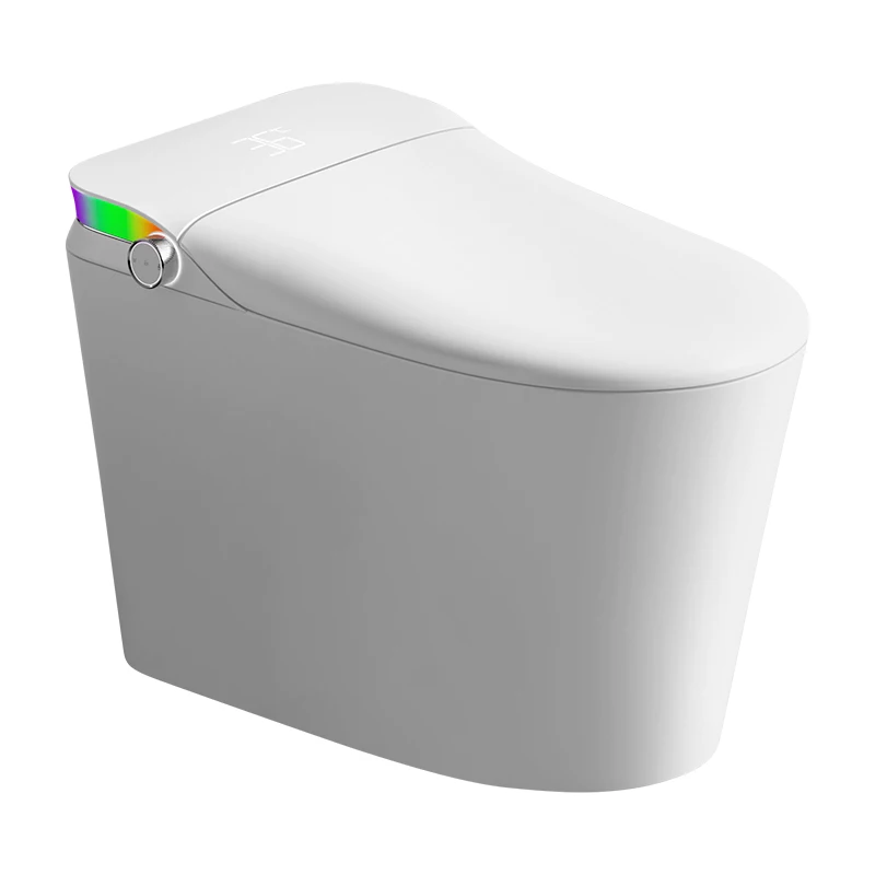 

ZC1 Floor Mounted One Piece Tankless Touchless Automatic Electric Bidet Smart Toilet for Home Use With Remote Control