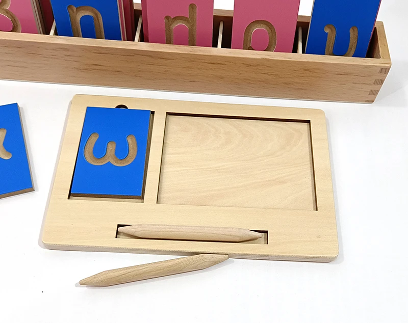 Greek  Ελληνικό αλφάβητο Tracing letters ties  Board montessori materials language wooden toys