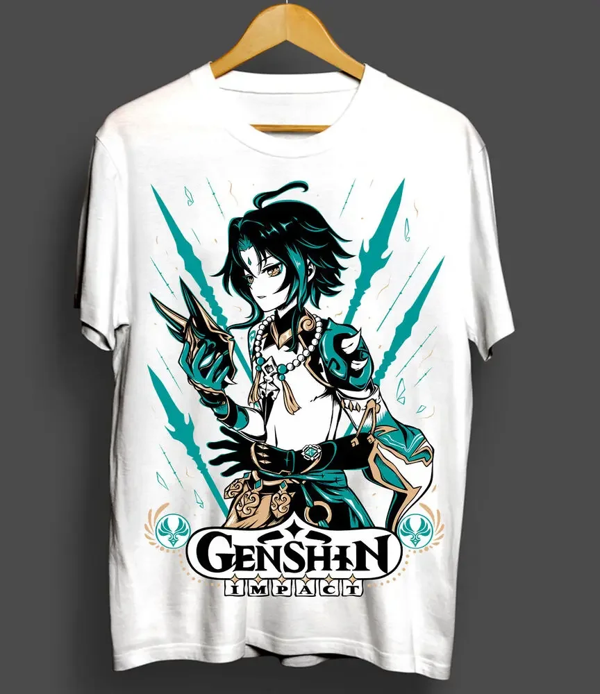 Xiao Genshin Impact T-shirt Anime Manga Shirt T-shirt