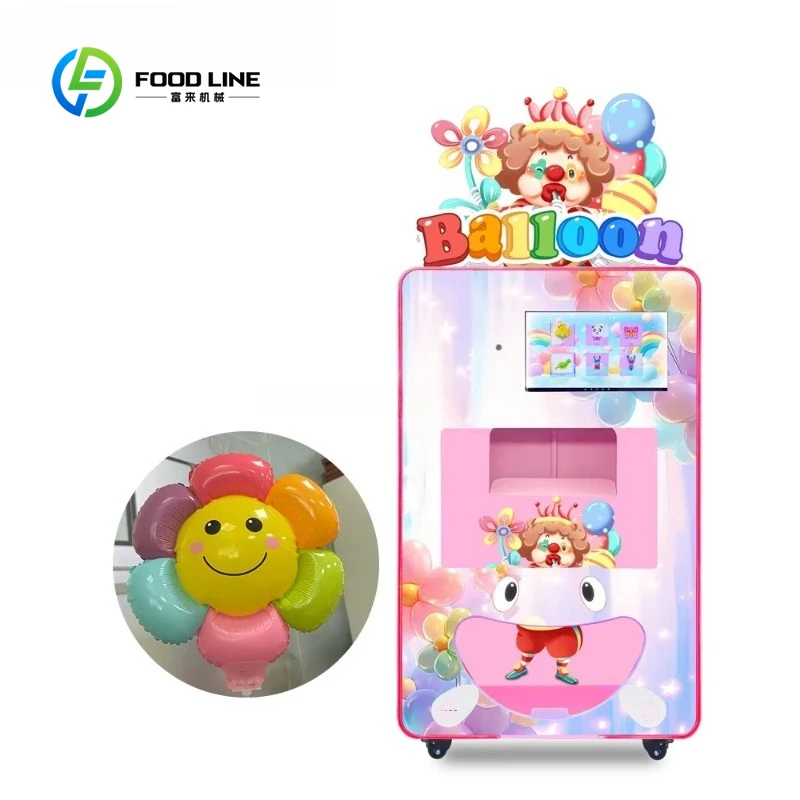 

Customized 24H Unattended Fully Automatic Balloon Machine New Amusement Park Shopping Mall Vending Device