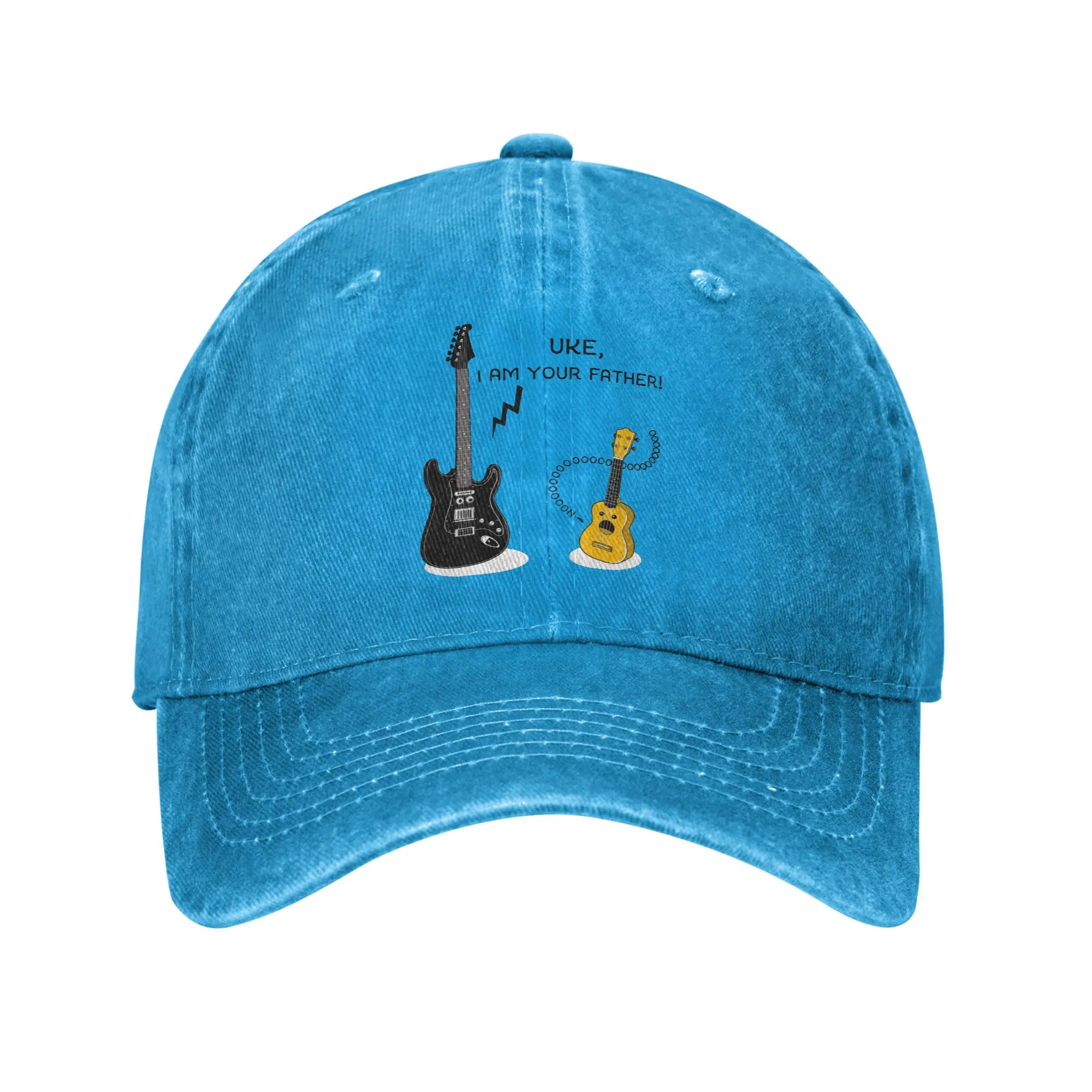 Fashion Uke I Am Your Father Baseball Cap Unisex Distressed Denim Washed Snapback Hat Geek Outdoor Activities Gift Caps Hat