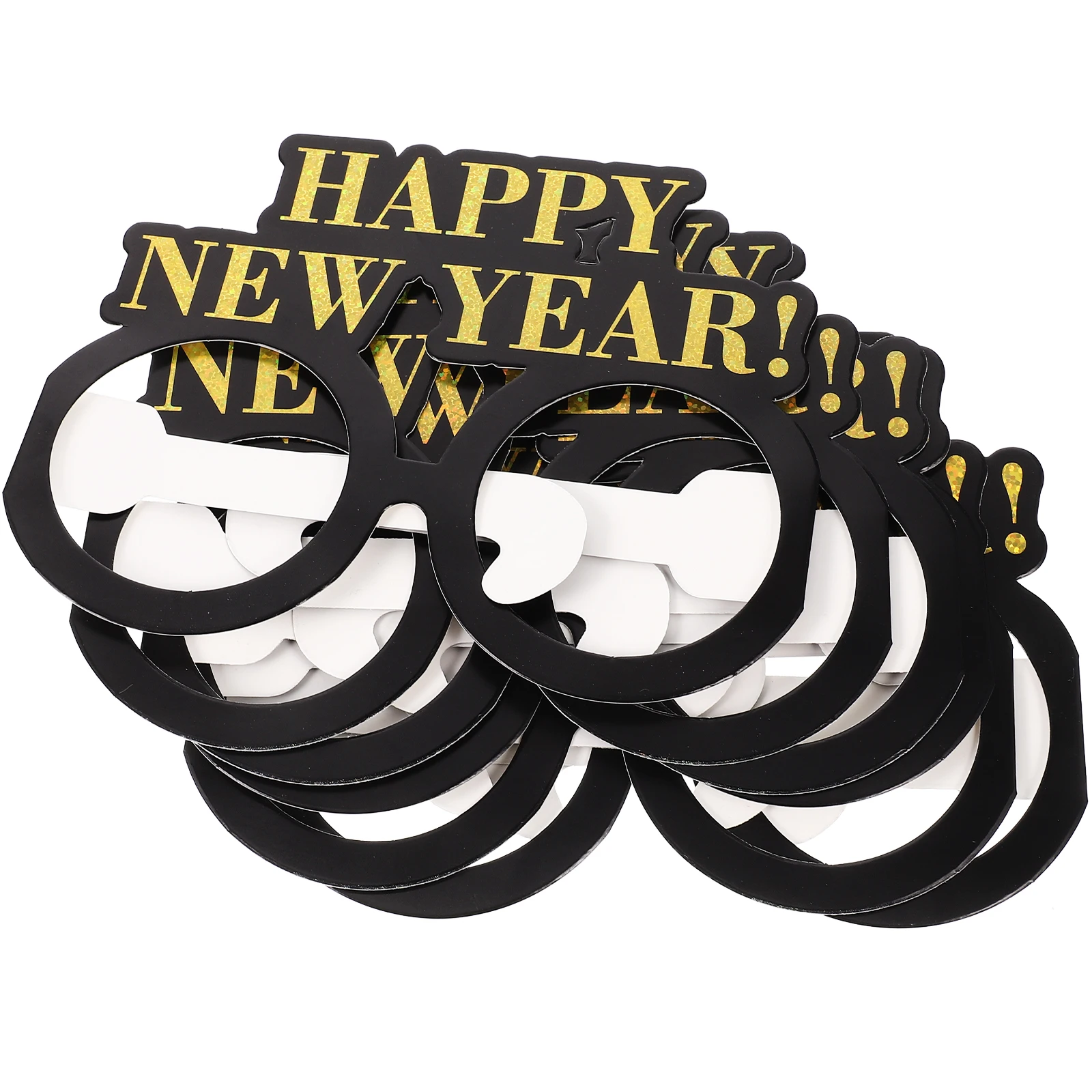 

New Year Paper Glasses Funny for Party Years Partyglasses Heart-shaped Eyeglasses