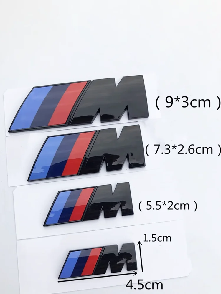 1 pçs abs lado do carro fender emblema emblema adesivo para bmw m m1 m2 m3 m4 m5 m6 g01 f20 g30 f30