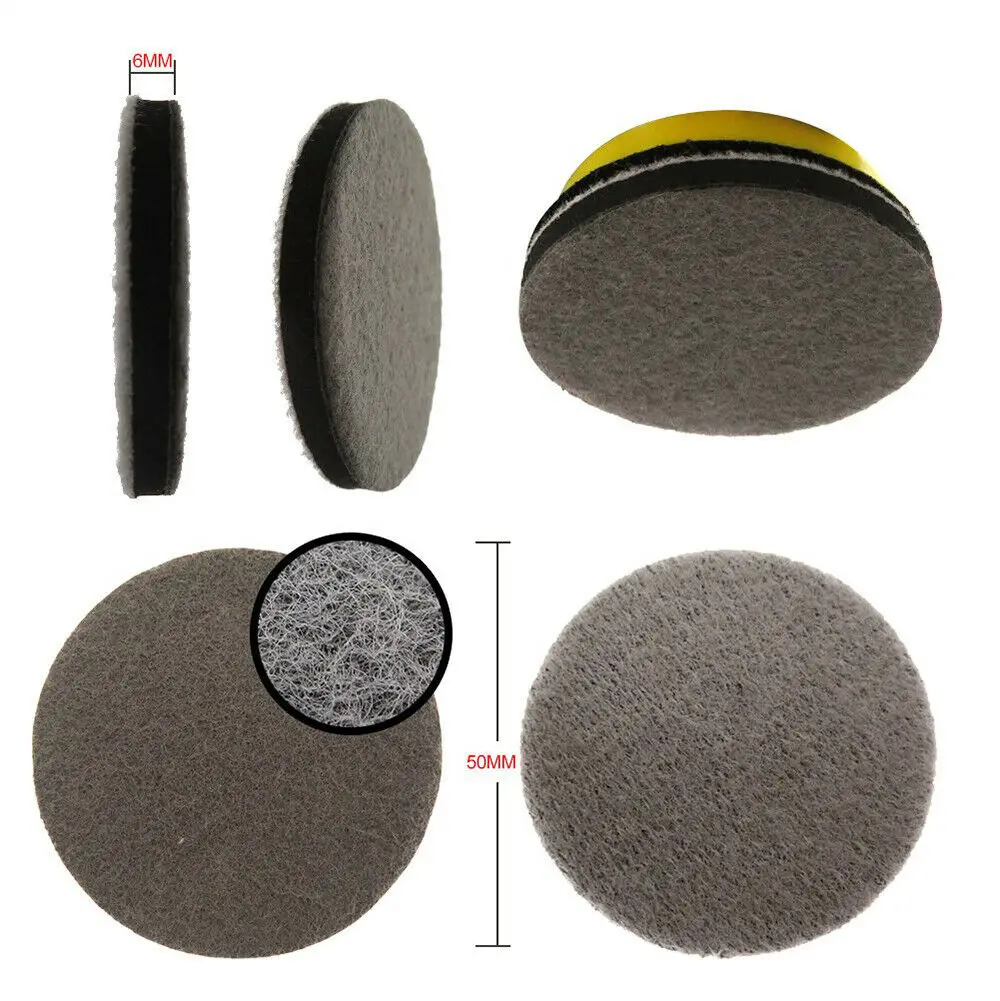50Mm 75Mm Xe Máy Đánh Bóng 2 "3" Miếng Đánh Bóng Xốp Đệm Sáp Gương ĐỆM PHỒNG Sơn Mài