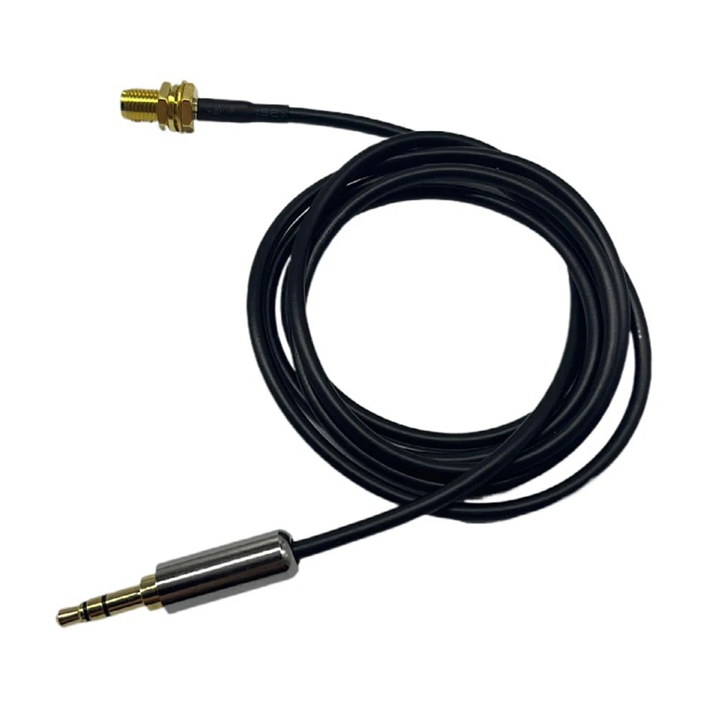 3.5mm Male To Male RF Extension Cable With Suction Cup Adapter For Radio Wireless Receiver Signal Improvement 6m
