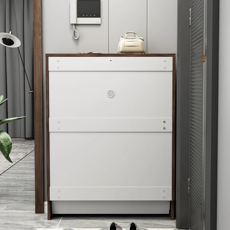 Solid Wood Shoe Cabinets Ultra Thin Furniture Box Free Shipping Shoe Rack Organizer Hallway Storage Armoires De Salon Furniture