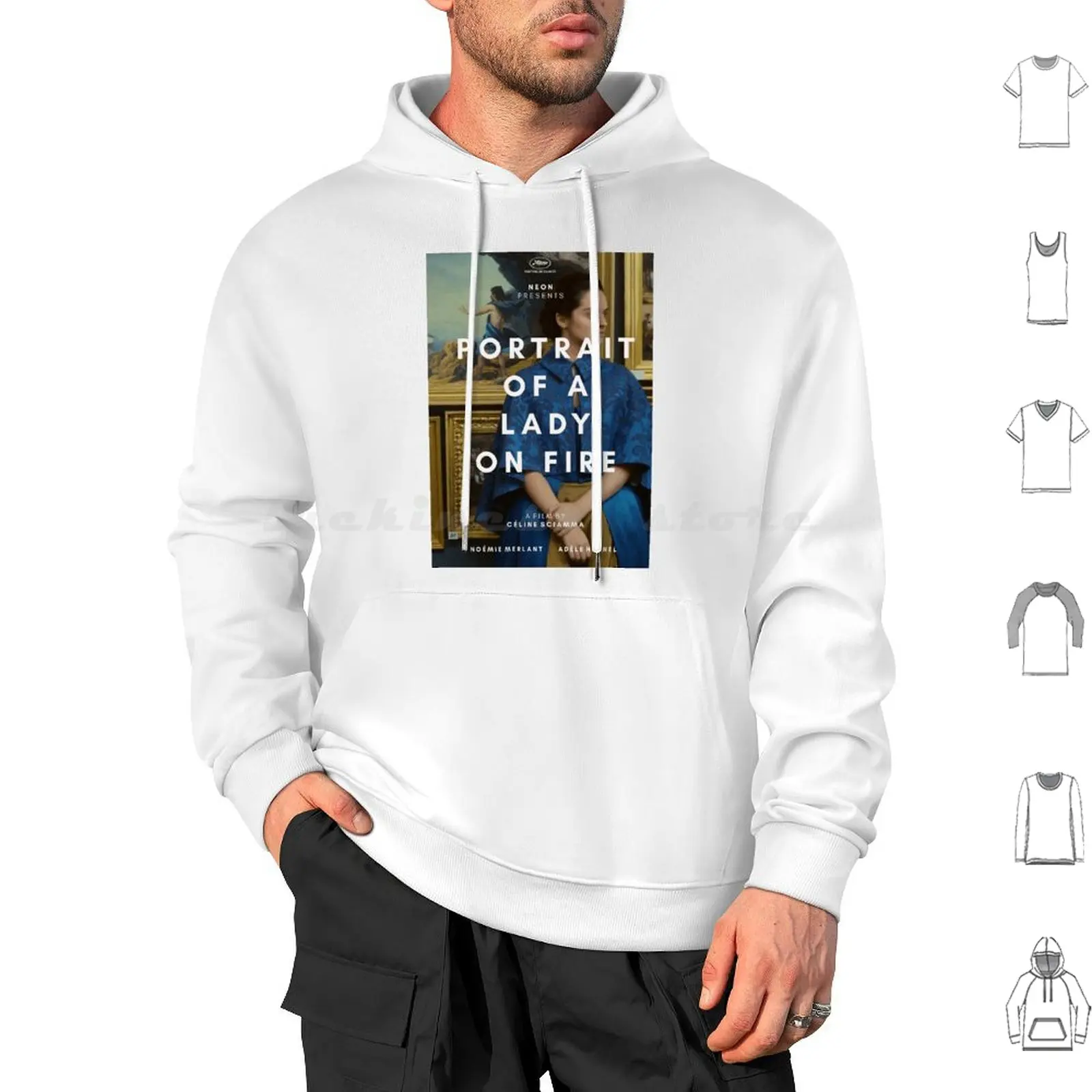 Portrait Of A Lady On Fire Alternative Poster Hoodies Long Sleeve Poalof Portrait Of A Lady On Fire Portrait Film Movie