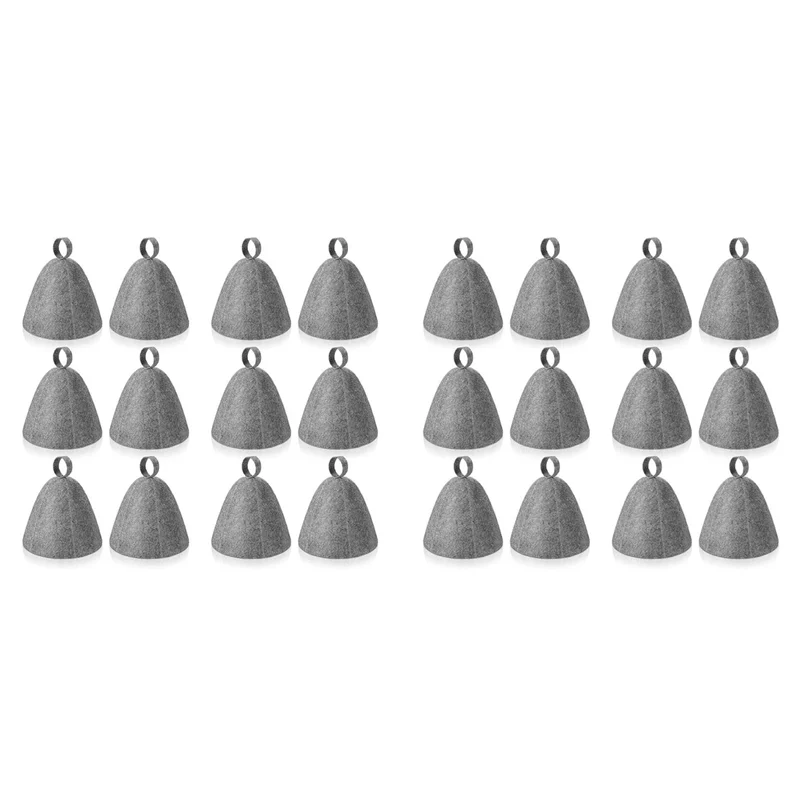 

B97A-24 шт., шляпа для сауны, фетровая шапка для ванны, защита головы, впитывающая шапочка для сауны, душа, ванны, аксессуары для паровой комнаты