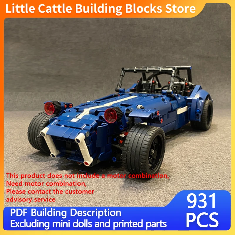 Speed Racing Car Model MOC Building Bricks B-Model Hypercar 7 Modular Technology Children Holiday Gifts Assemble Toys Suit