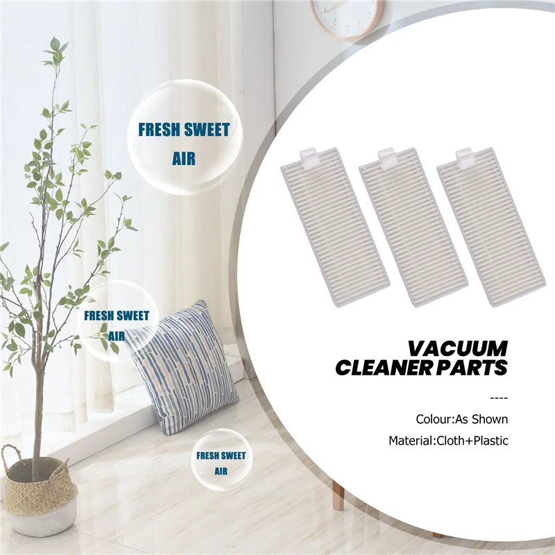 AT28-Para ezviz re4/re4 plus/re5/re5 plus escova lateral principal mop pano filtro hepa acessórios peças de reposição