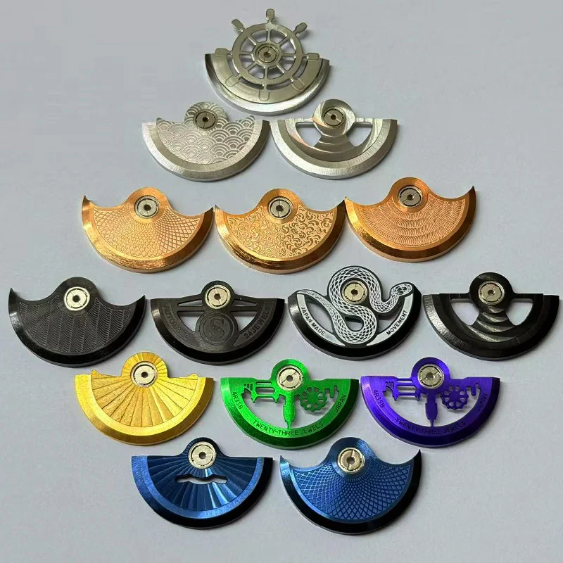 Customized Rotor NH35 Movement Rotor Fit for NH36 NH38 NH39 4R 6R 7S Movement Pendulum Oscillating Weight Hammer Automatic Rotor