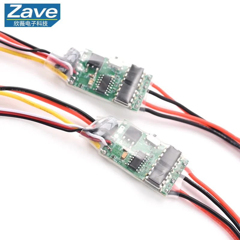 Dual-Channel Bidirectional Brushed ESC with Differential - For Boats, Tanks & Tracked Vehicles (35-16:1 Gear Ratio) - 2S/3S LiPo