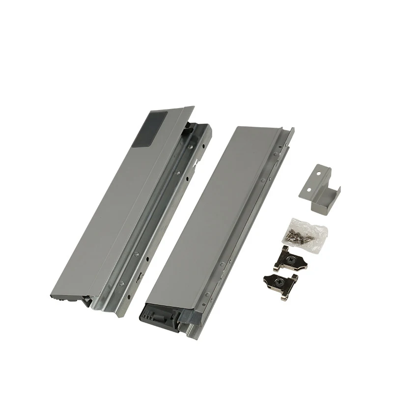 350Mm Furniture Hardware Telescopic Channel Kitchen Metal Box Cabinet Slide Box Soft Close Drawer System