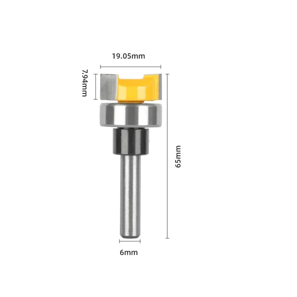 6mm Shank Bowl And Tray Router Bit Round Nose Trimming Machine Milling Cutter Woodworking Router Bit Round Bottom V-shaped Knife