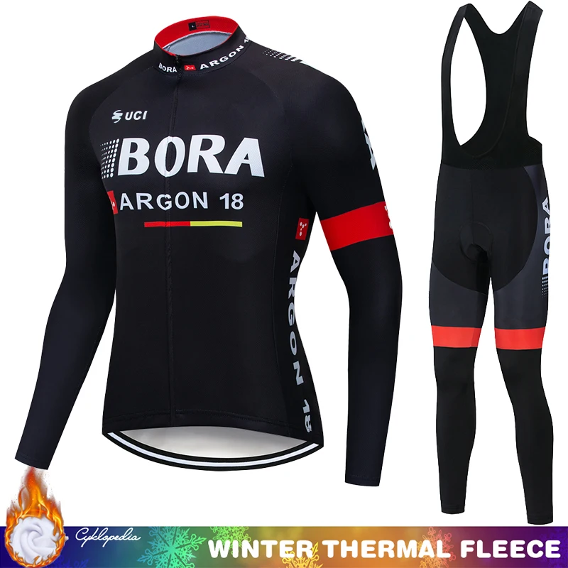 AliExpress Tricuta Cycling Man Jersey 2026 Termal Fleece Team UCI BORA Men's Pants Gel Complete Mtb Thermal Cyclist Clothing Bib Winter Pro
