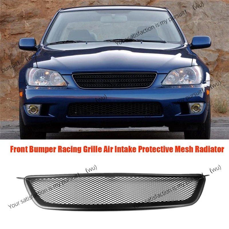 For Lexus IS200 IS300 1999-2005 Bumper Intake Grille Mesh Radiator Protective Cover Parts - A14Z Car Front Hood Racing Grille