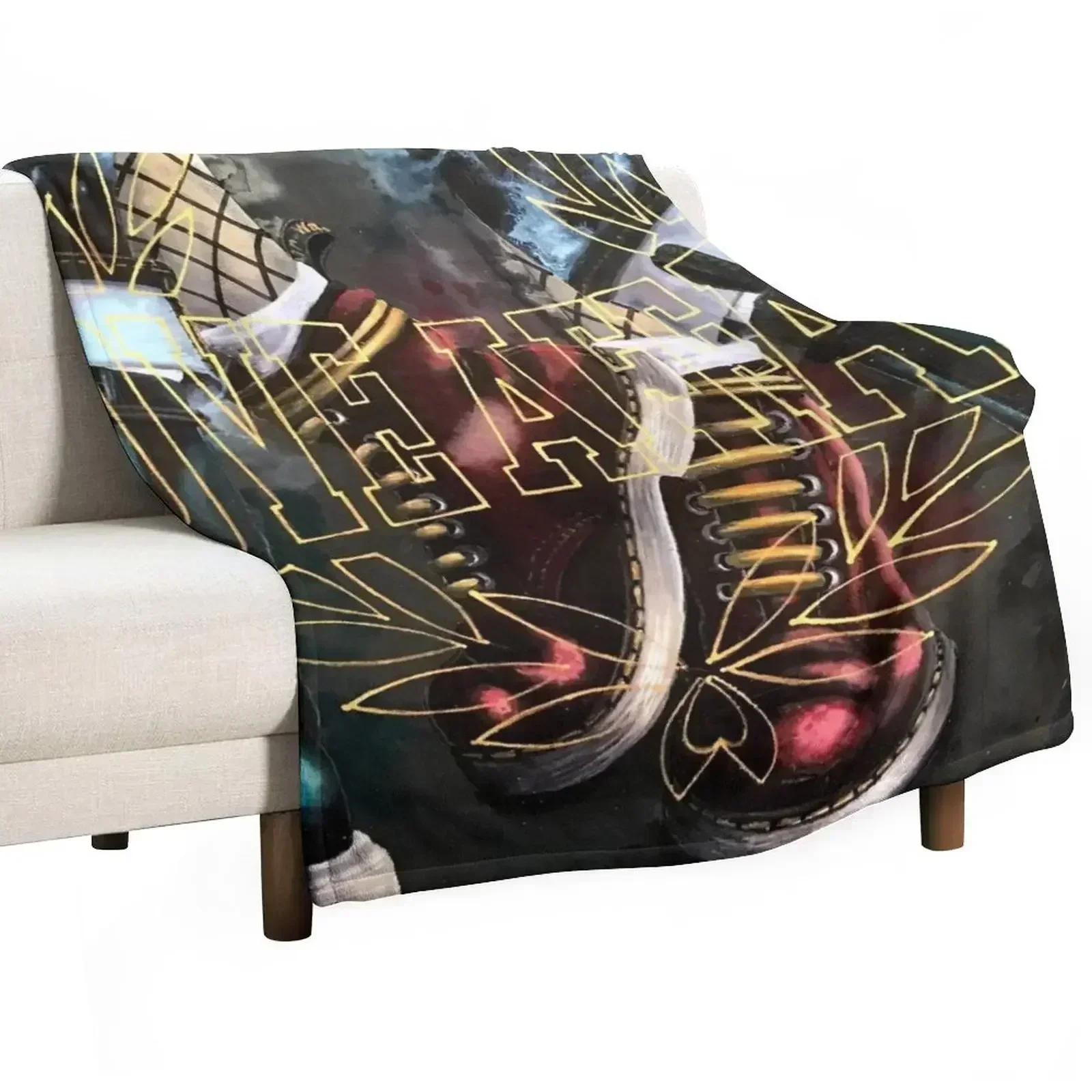 

Love Affair, Skinhead contemporary painting Throw Blanket No Pilling Soft Warm Blanket for Bed