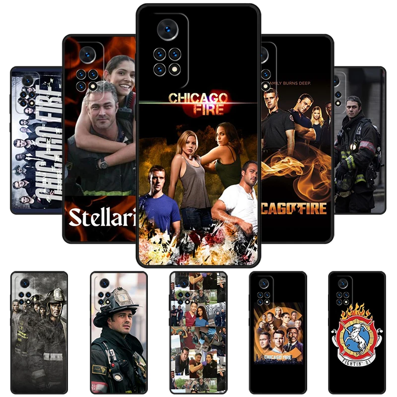 Chicago fire characters cast Phone Case For Redmi Note 11 EPro 11S 10 10T 9S Promax 8 Pro Xiaomi Mi 10 11 12X 12S Ultra Cover