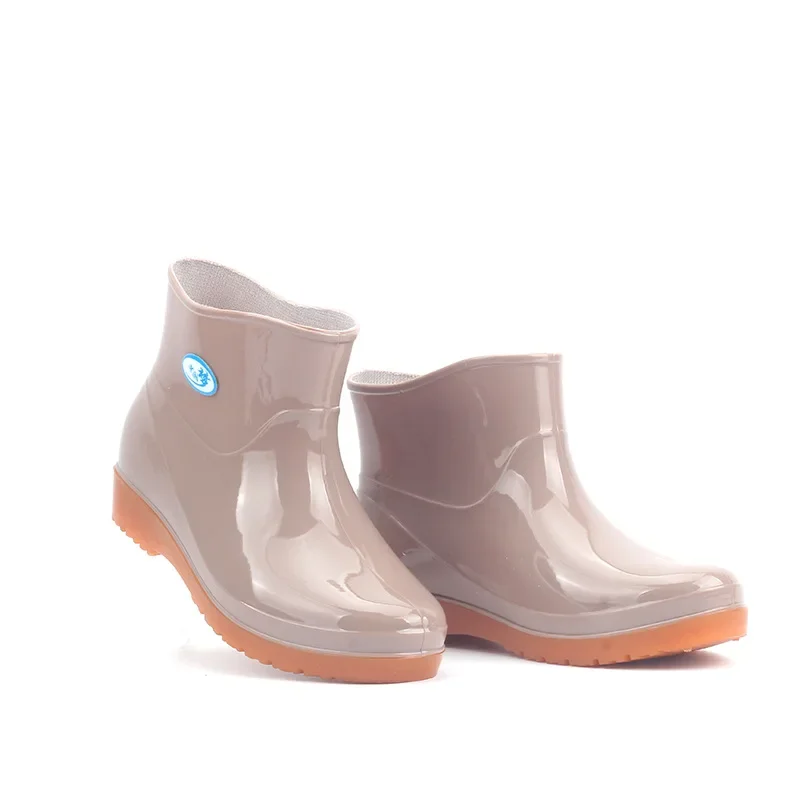 Bottes de Pluie Imperméables en Peluche pour Femme, Chaussures Chaudes et Décontractées en Caoutchouc, Rouge, à la Mode, Automne Hiver 2024