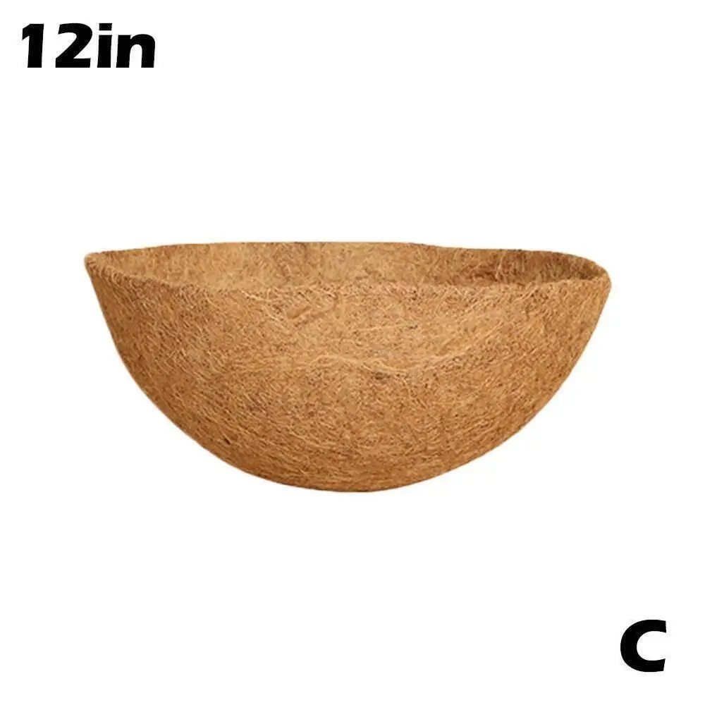 

8/10/12/14/16/18 дюймов для улицы, 100% натуральный коко для цветов, подвесной вкладыш для корзины, вкладыши для кокосов, сменный вкладыш для корзины