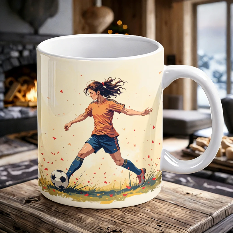 

Soccer Spirit Artistic Buttons to Embrace the Passion of the Game Mug with a bottle opener function of 2026 Major Football Event