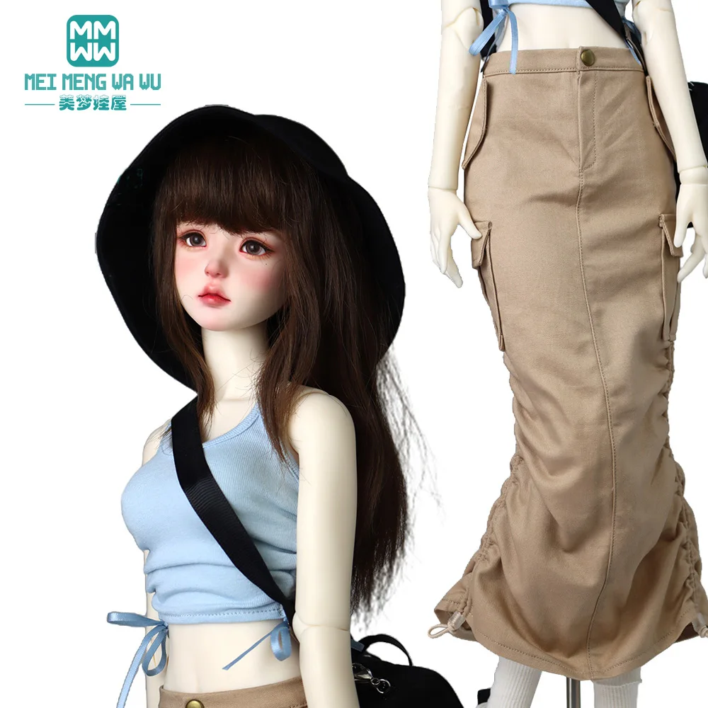 

Fits 58-60cm 1/3 BJD clothes DD SD Doll accessories Fashion suspender gauze skirt Girl's gift