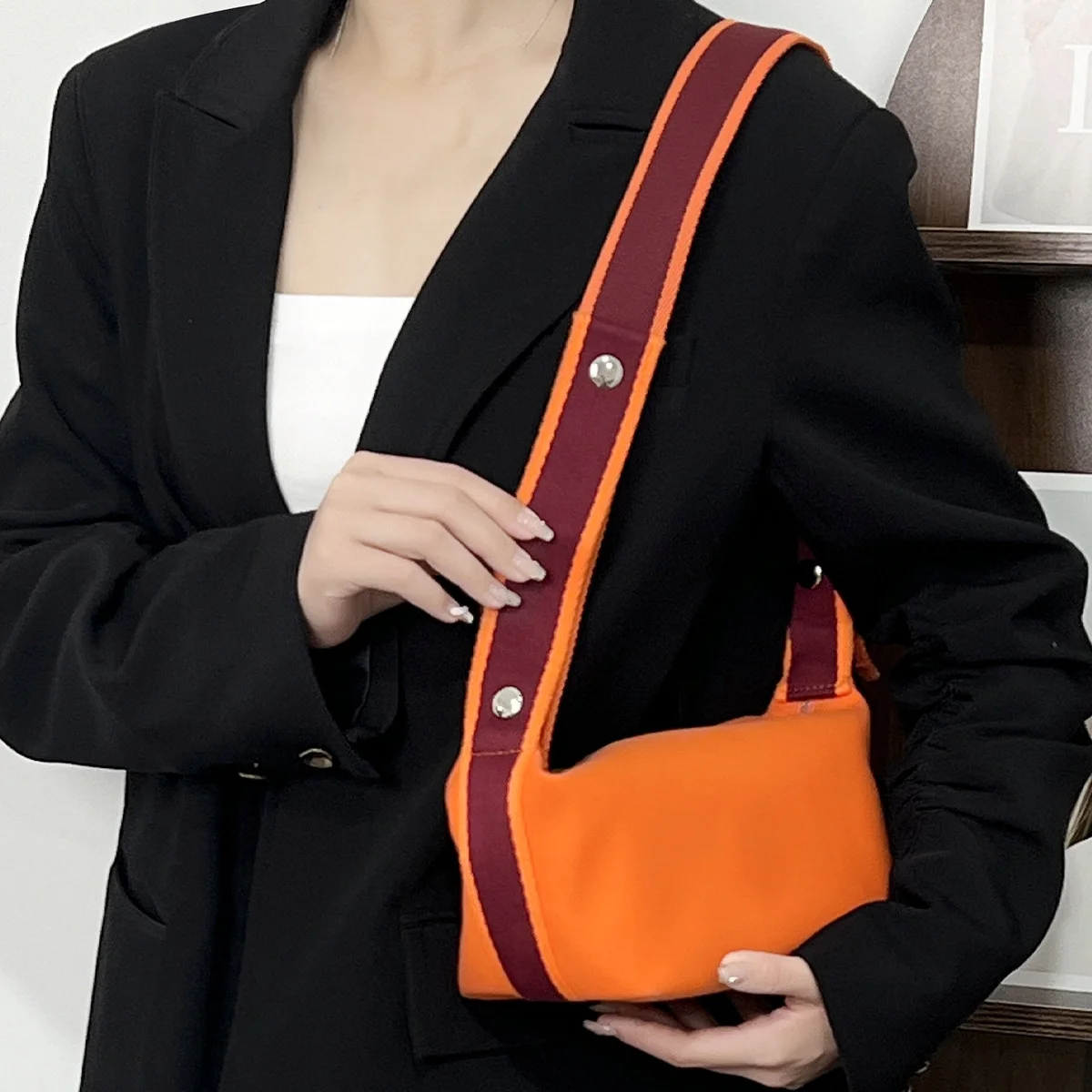 Canvas Shoulder Strap For H Home Lunch Bag Durable Fashion Good Quality Bag Modification Bag Accessories