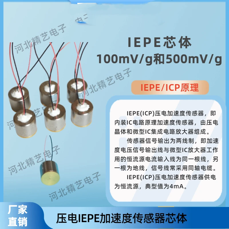 

Vibration Sensor Core IEPE/ICP Acceleration Integrated Transmitter Piezoelectric Sensor Vibration Probe