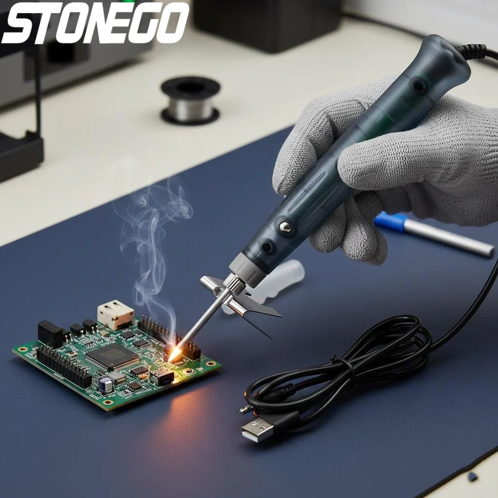 

Паяльник STONEGO Mini USB 5В 8Вт с быстрым нагревом и точным наконечником для хобби и SMD-пайки