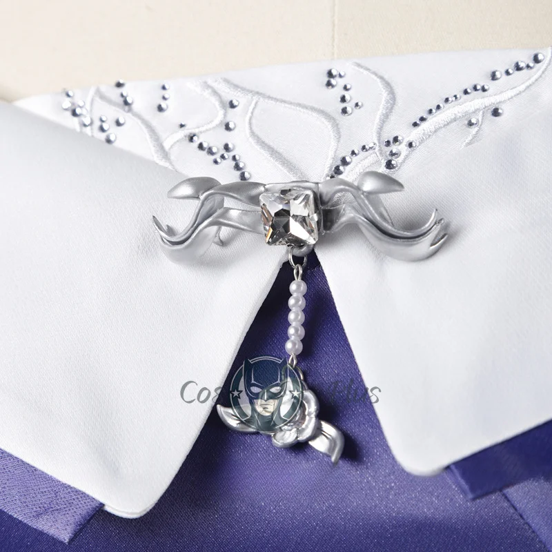 الحب والفضاء العميق البطلة تأثيري حلي شعر مستعار فستان قلادة بروش الدعائم مجموعة كاملة الزي للنساء فتاة أقرب لا تزال هالوين #6