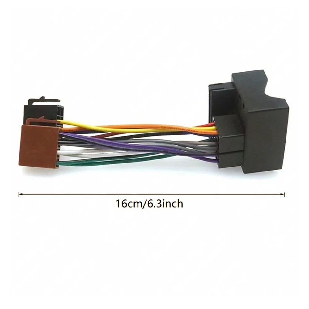 راديو ستيريو بالسيارة ISO كابل رصاص موصل الأسلاك محول لبيجو 207 307 407 لسيتروين ثاب سيتروين سيتروين بيرلينجو #2