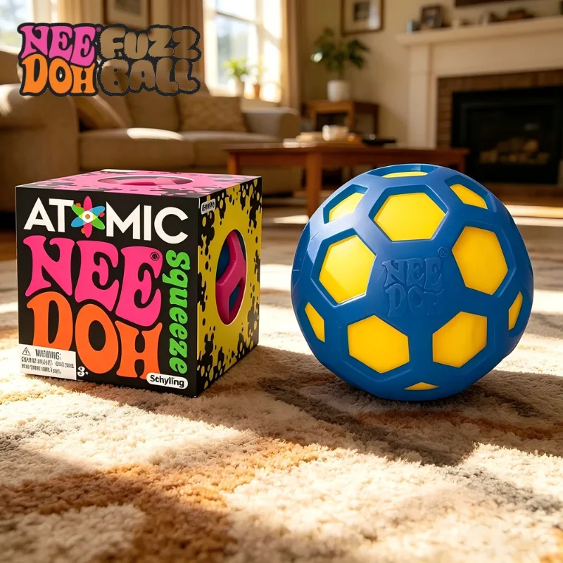 

Atomic NeeDoh Soft Stress Relief Ball Sensory Fidget Toy Fun Party Gift for Adults and Kids Daily Relaxation