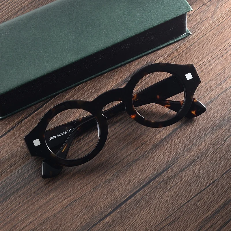 Belight البصرية بلجيكا تصميم جولة سميكة إيطاليا نظارات بمادة الخلات النظارات إطار مشهد الرجال النساء النظارات septante + rools