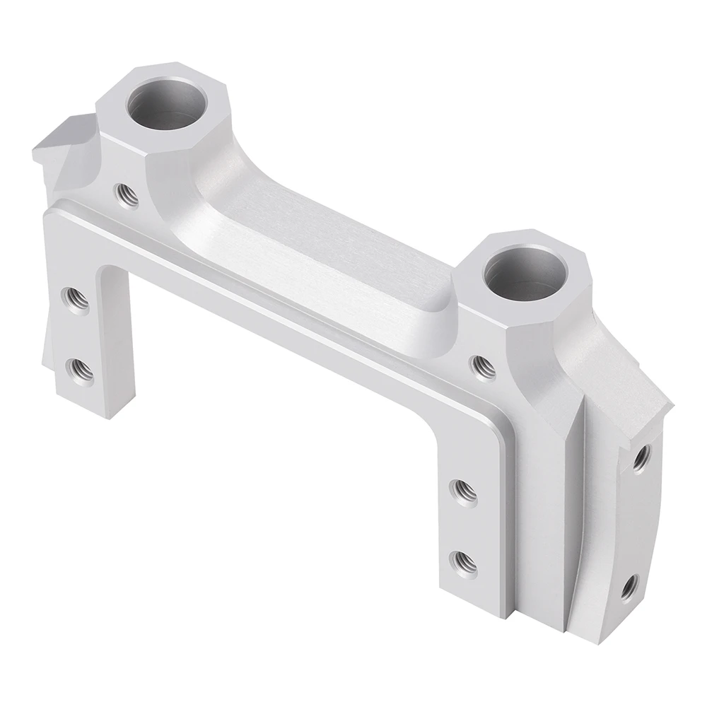 AXSPEED Metal Front Rail Bumper Mounts Servo Stand for Axial 90047 Wrangler & SCX10 II 90046 1/10 RC Crawler Car Upgrade Parts
